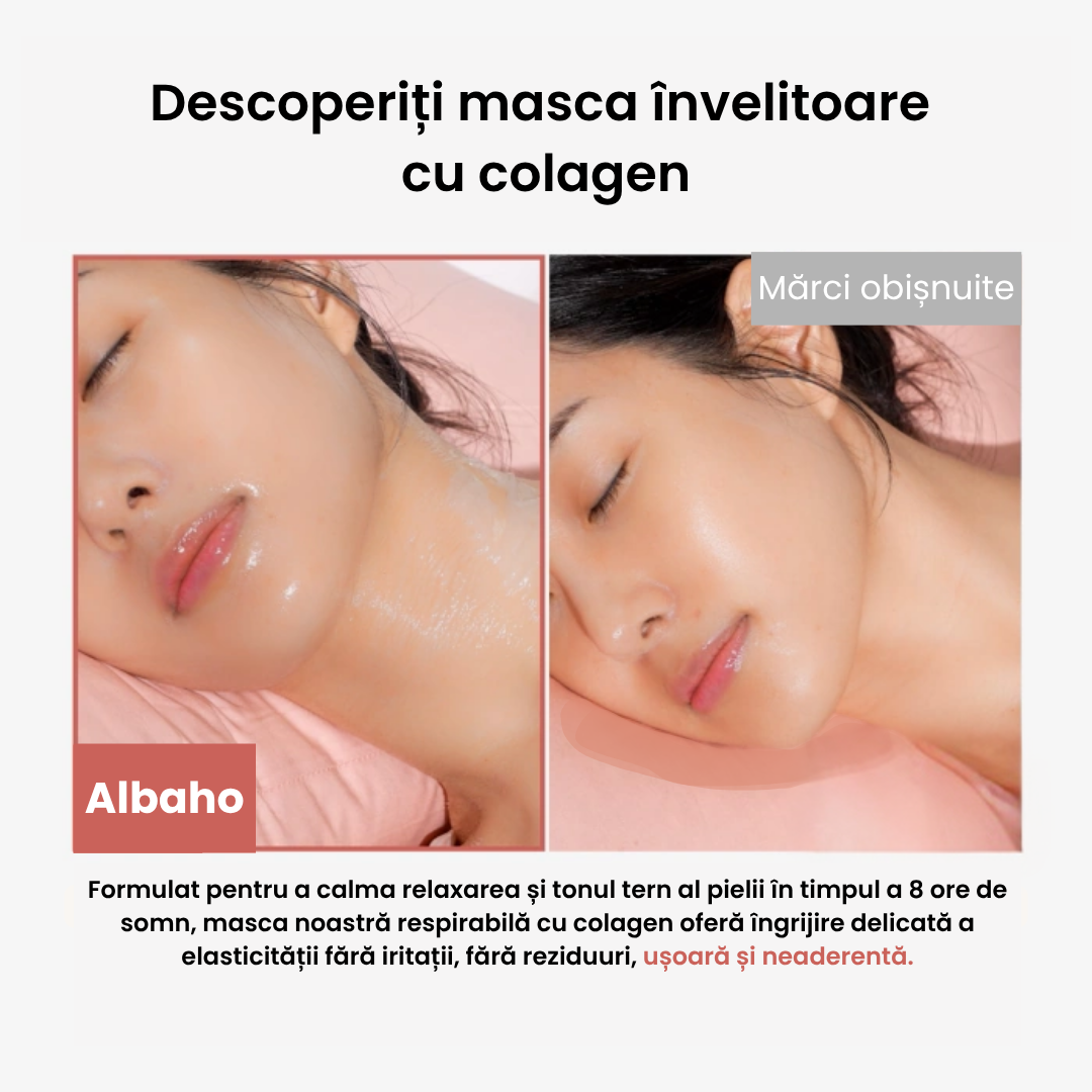Mască de noapte cu colagen efect învăluitor