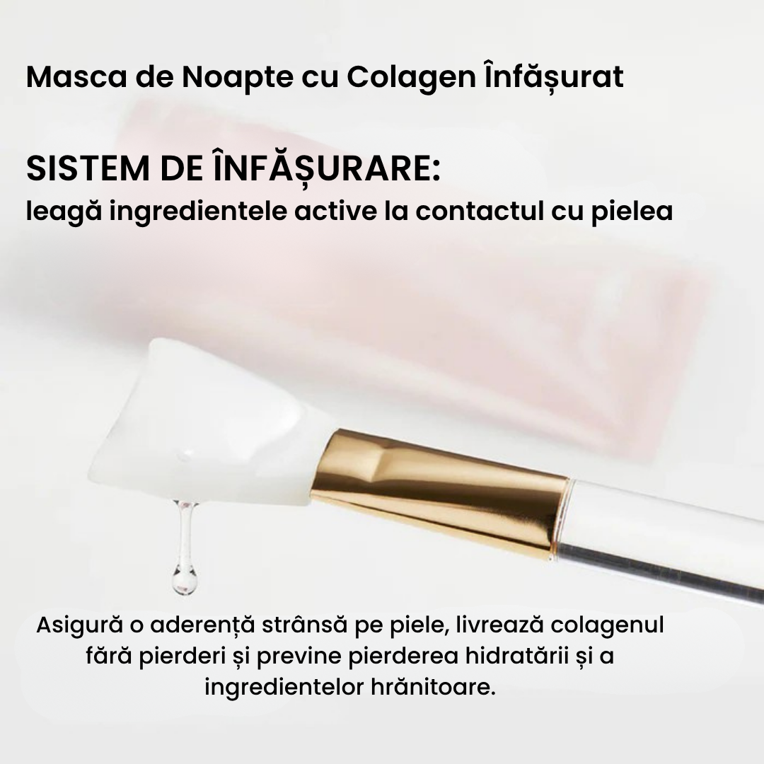 Mască de noapte cu colagen efect învăluitor