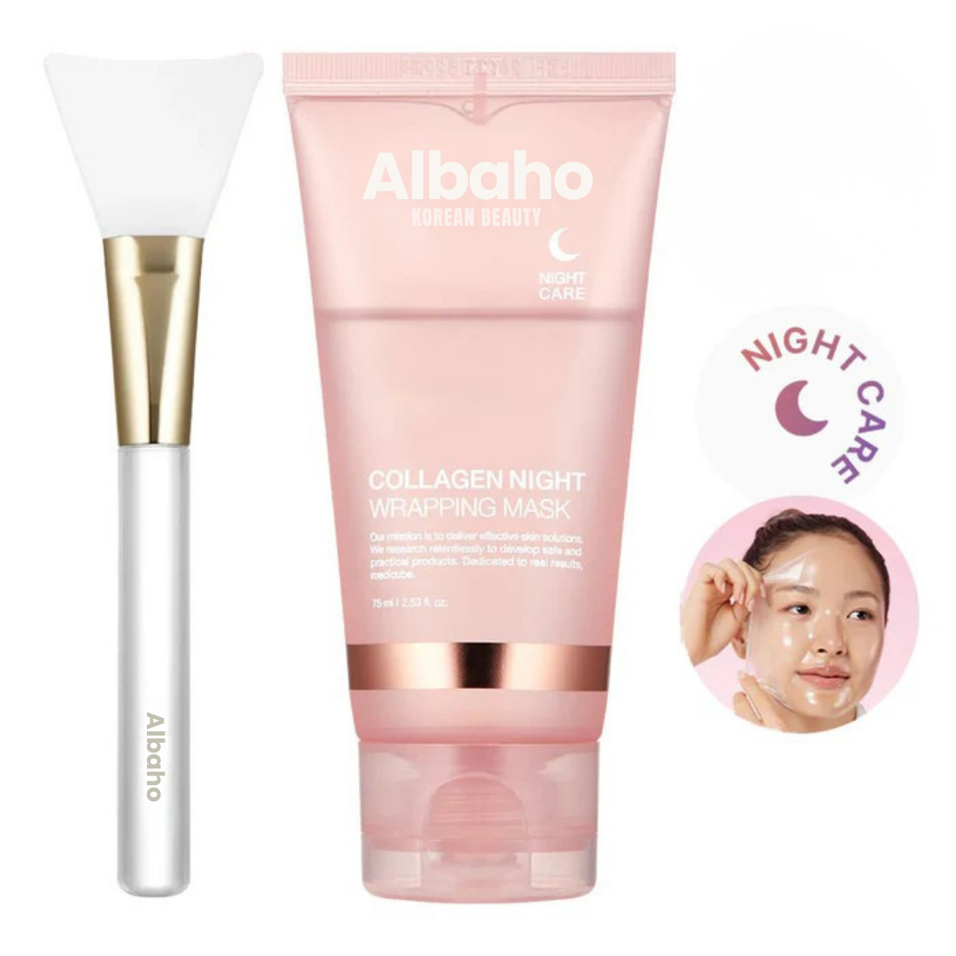 Mască de noapte cu colagen efect învăluitor