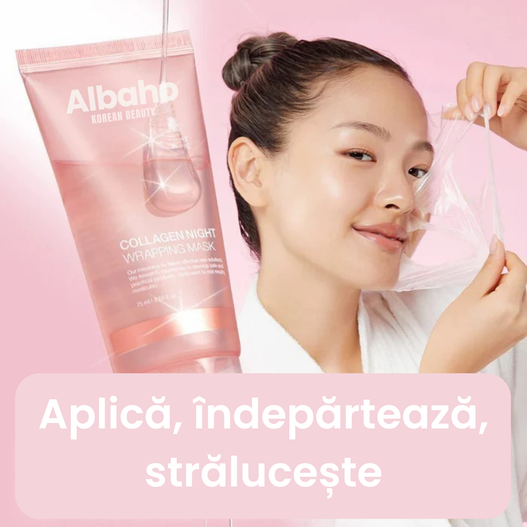 Mască de noapte cu colagen efect învăluitor