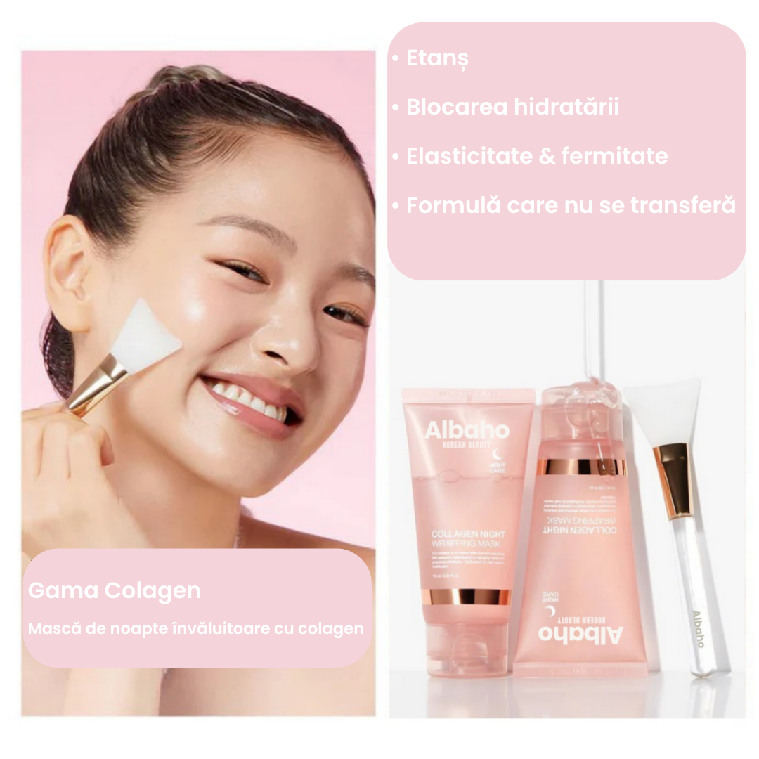Mască de noapte cu colagen efect învăluitor